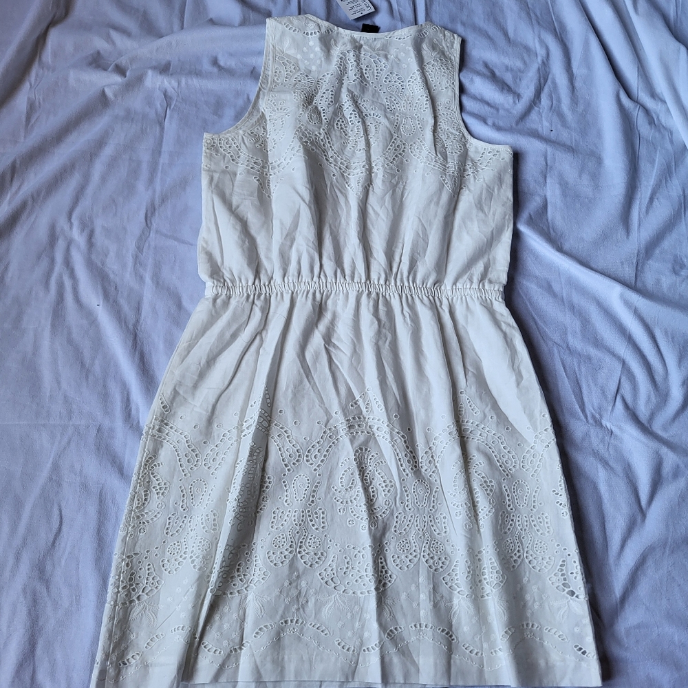 Cottagecore Art And Soul Eyelet Dress Sz M Karen Kane Western Boho Cottagecore - Picture 3 of 9